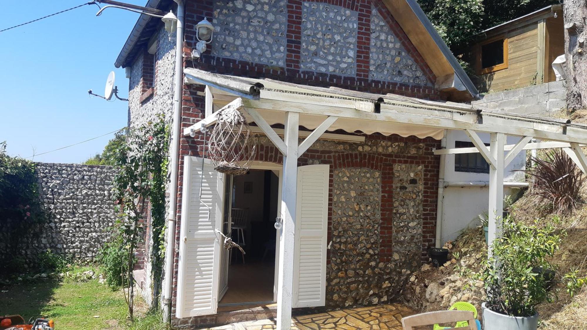 Chez Jeannine, Maison A Этрета Экстерьер фото